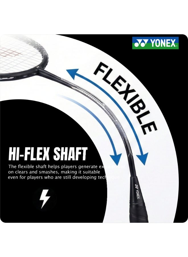 يونيكس مضرب تنس الريشة يونيكس أستروكس أتاك 9 جرافيت مع غطاء كامل - مضرب خفيف الوزن عالي الأداء بتوازن ثقيل من جهة الرأس، وإطار قوي للضربات الساحقة للاعبين المتوسطين والمتقدمين - Image 4